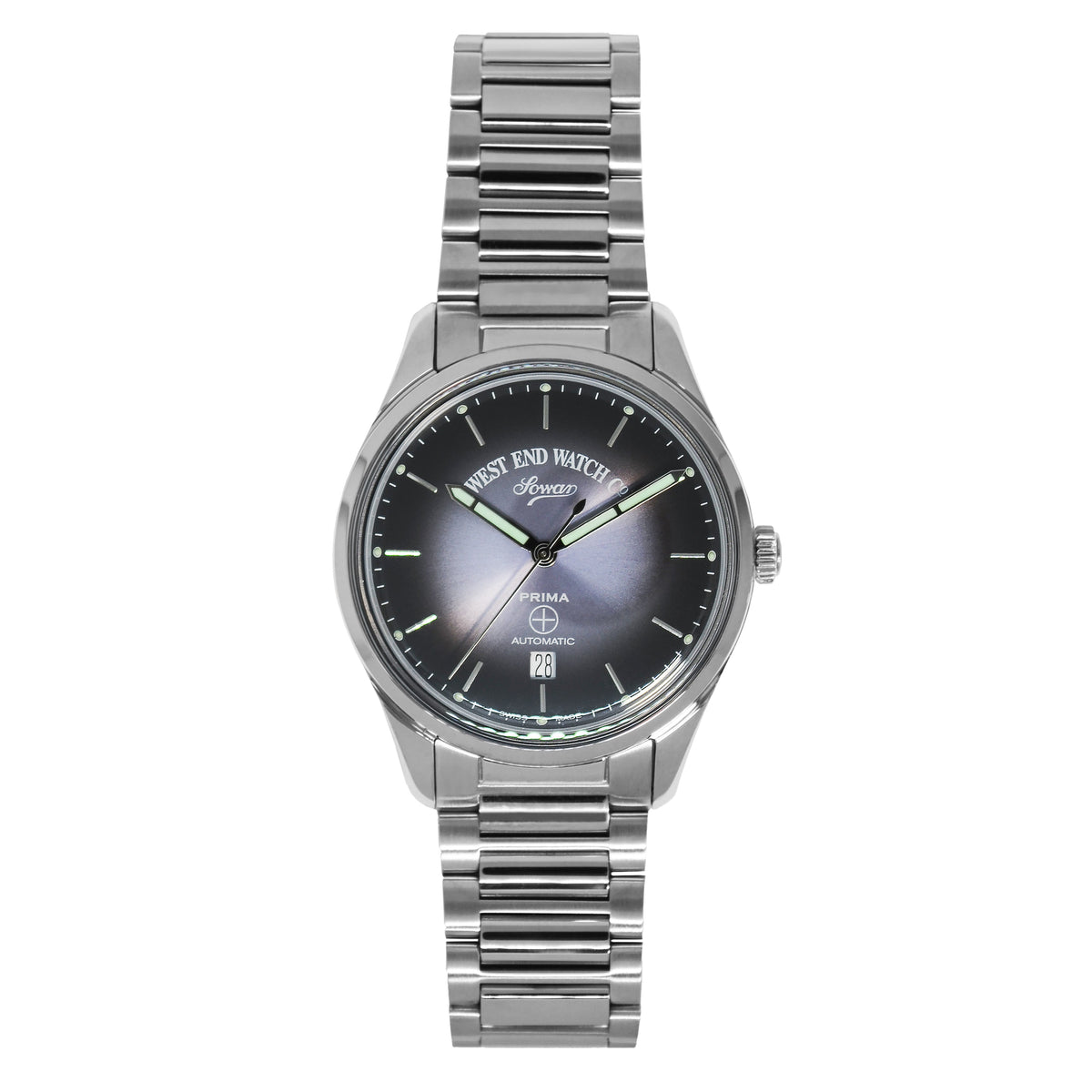West End Watch Co. Sowar Steel – automatic watch, photo 2