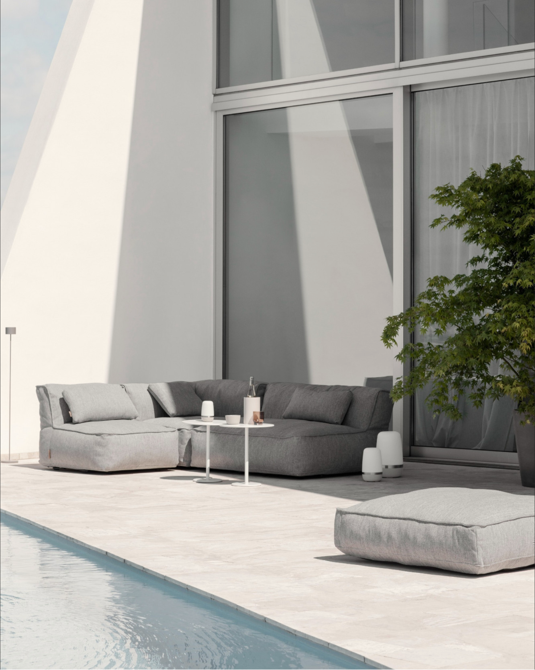 Grow Corner Sectional Outdoor Patio Seat 1St Generation Blomus 88889