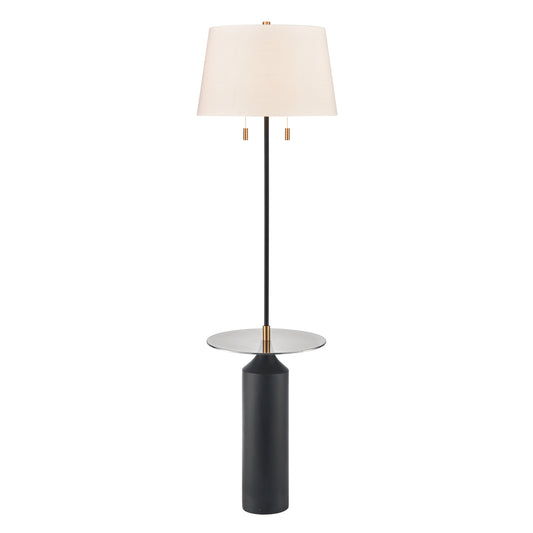 Shelve It 65" 2-Light Floor Lamp Matte Black by Elk