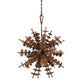 Sigma 28" 4-Light Chandelier Autumn Brass by Elk