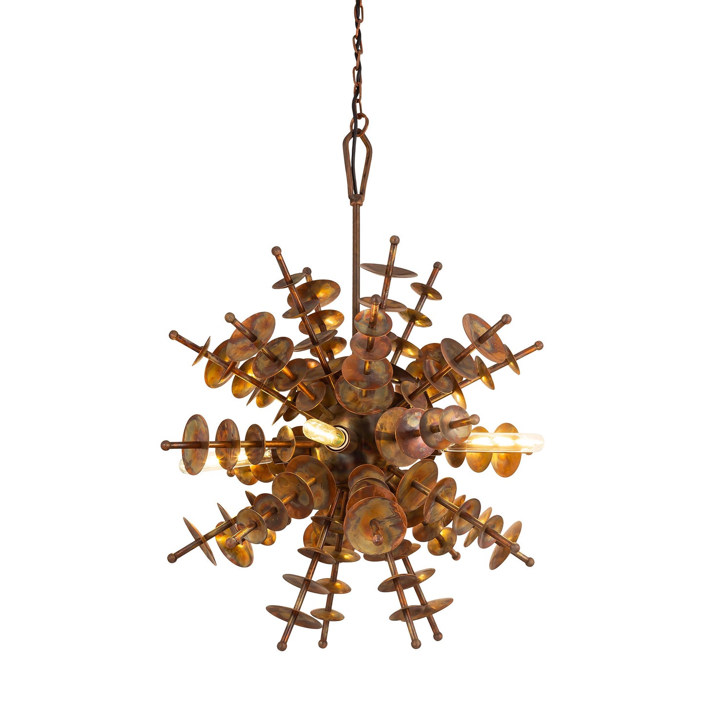 Sigma 28" 4-Light Chandelier Autumn Brass by Elk