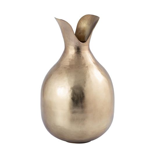 Shaffer Vase Large Brass by Elk