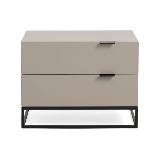 Modrest Hera Modern Grey Nightstand