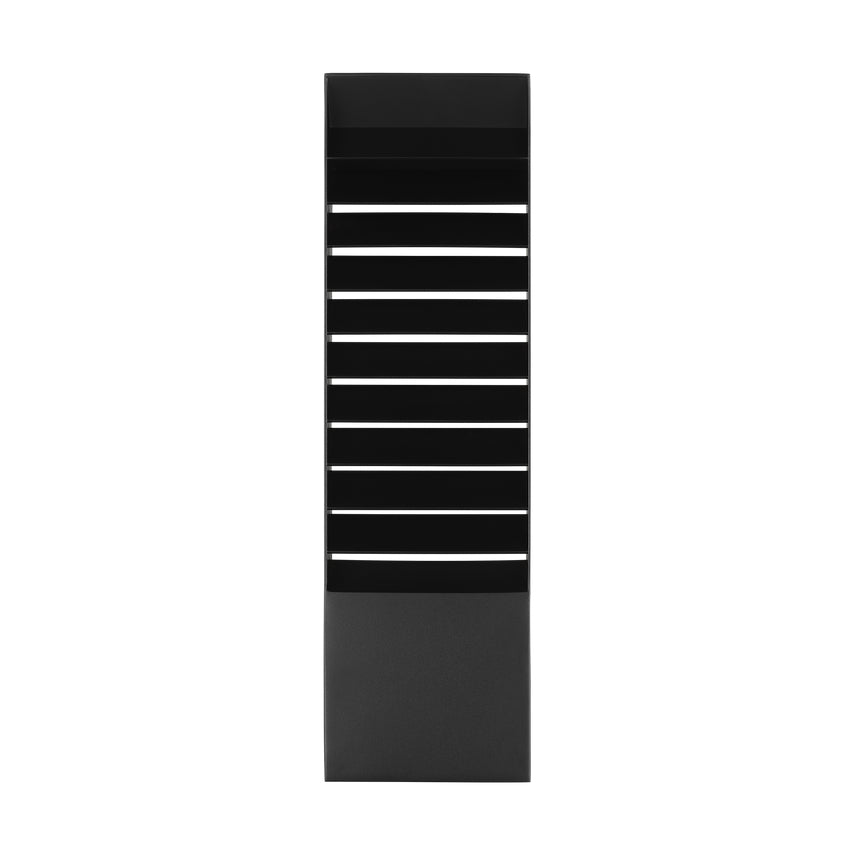 Lamel 19 Outdoor Black LED Wall Light Kelly Wearstler by Visual & Comfort & Co