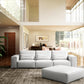 Lamod Italia Hollywood Italian White Leather Sofa