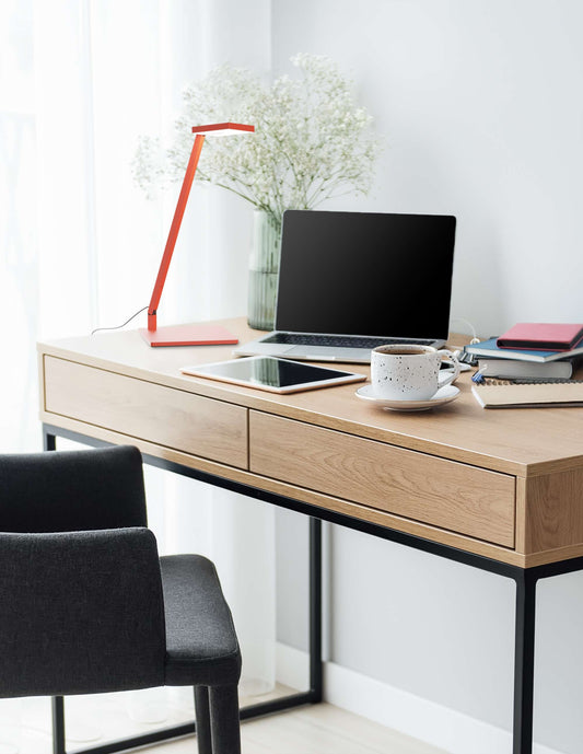 Koncept Focaccia Solo LED Desk Lamp in a room setting