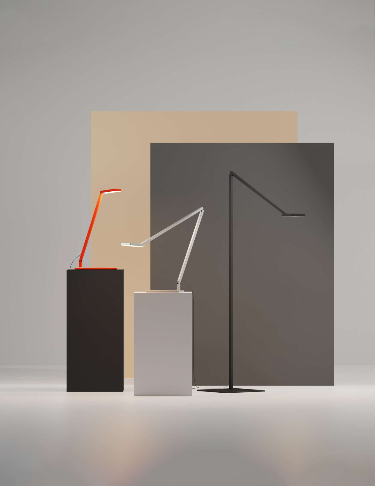 Koncept Focaccia LED Floor Lamp in a room setting, photo 2