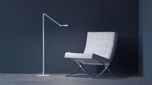 Koncept Splitty LED Floor Lamp in a room setting