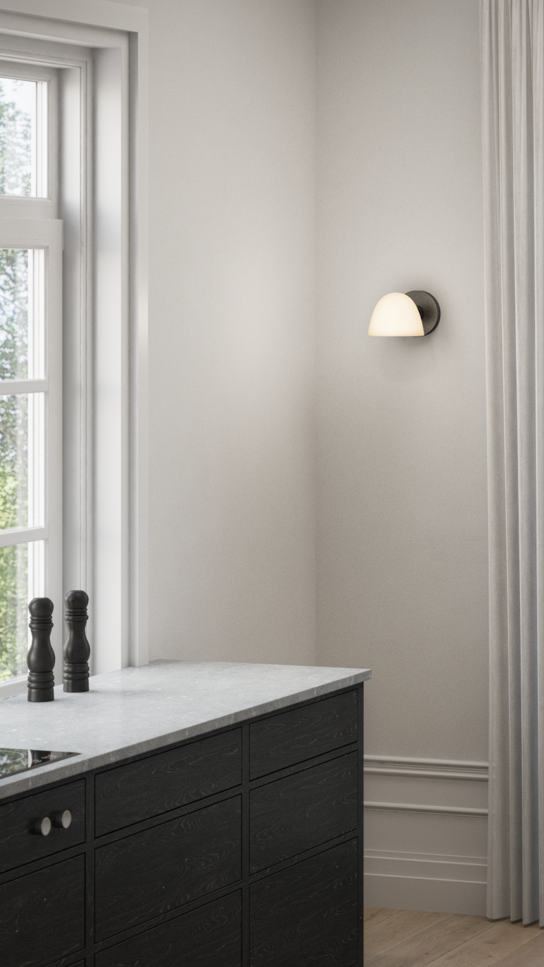Fuse Single Wall Lamp, shown in an interior (42)
