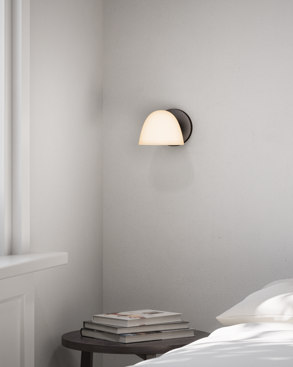 Fuse Single Wall Lamp, shown in an interior (66)