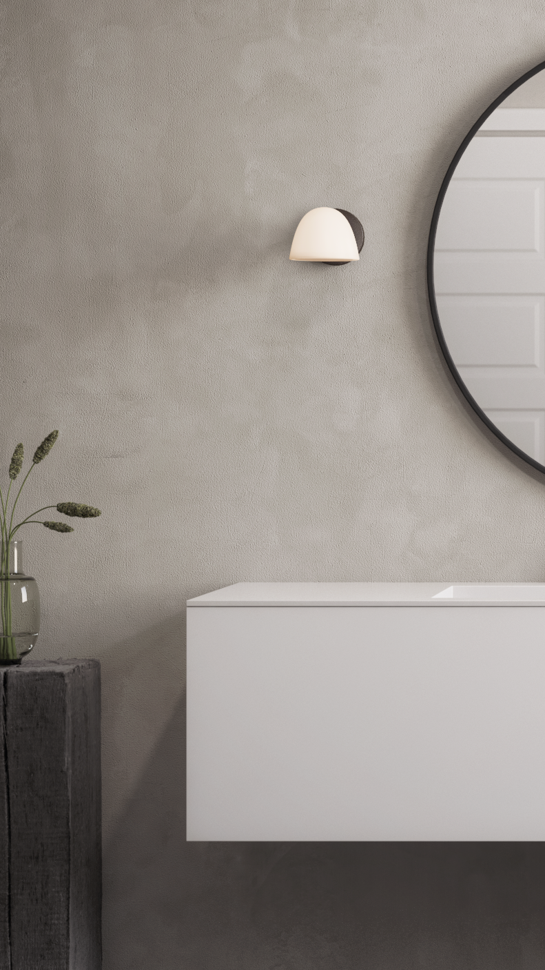 Fuse Single Wall Lamp, shown in an interior (67)