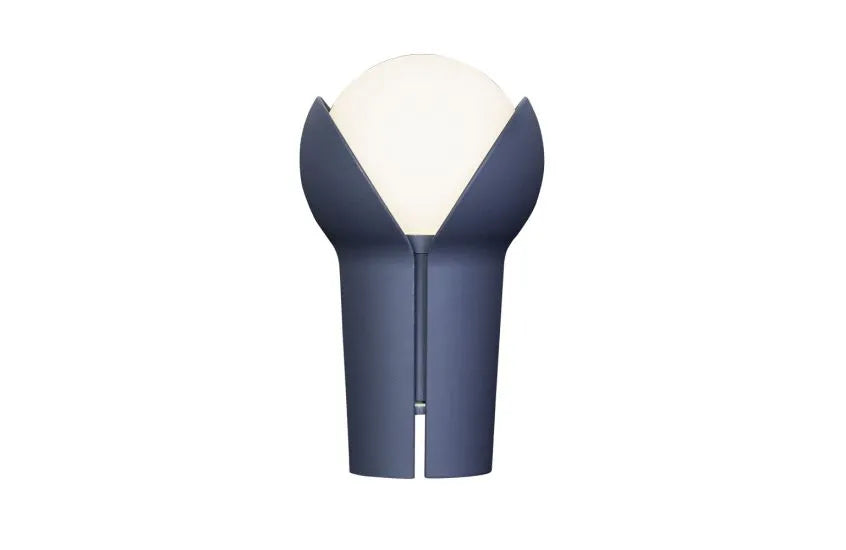 Innermost Bud portable dimmable LED lamp in Ocean finish for modern bedroom lighting.
