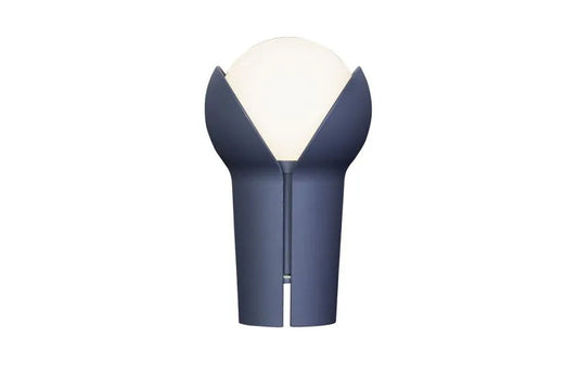 Innermost Bud portable dimmable LED lamp in Ocean finish for modern bedroom lighting.