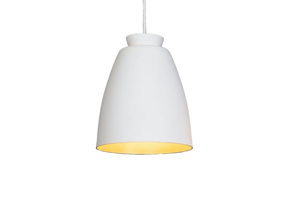 Innermost Chelsea pendant light by James Bartlett – Chelsea 18 White and Gold finish