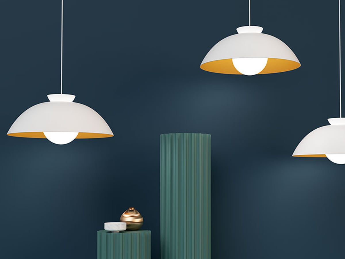 Innermost Chelsea pendant light by James Bartlett – Chelsea 56 in a dining room