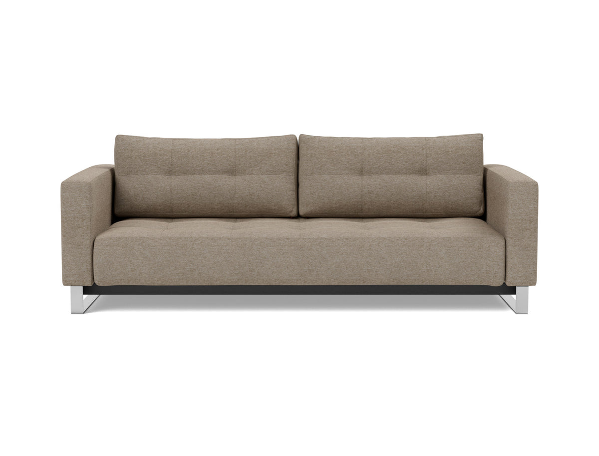 Innovation Living Cassius D.E.L. Queen Sofa Bed in Halifax Wicker (367), front view