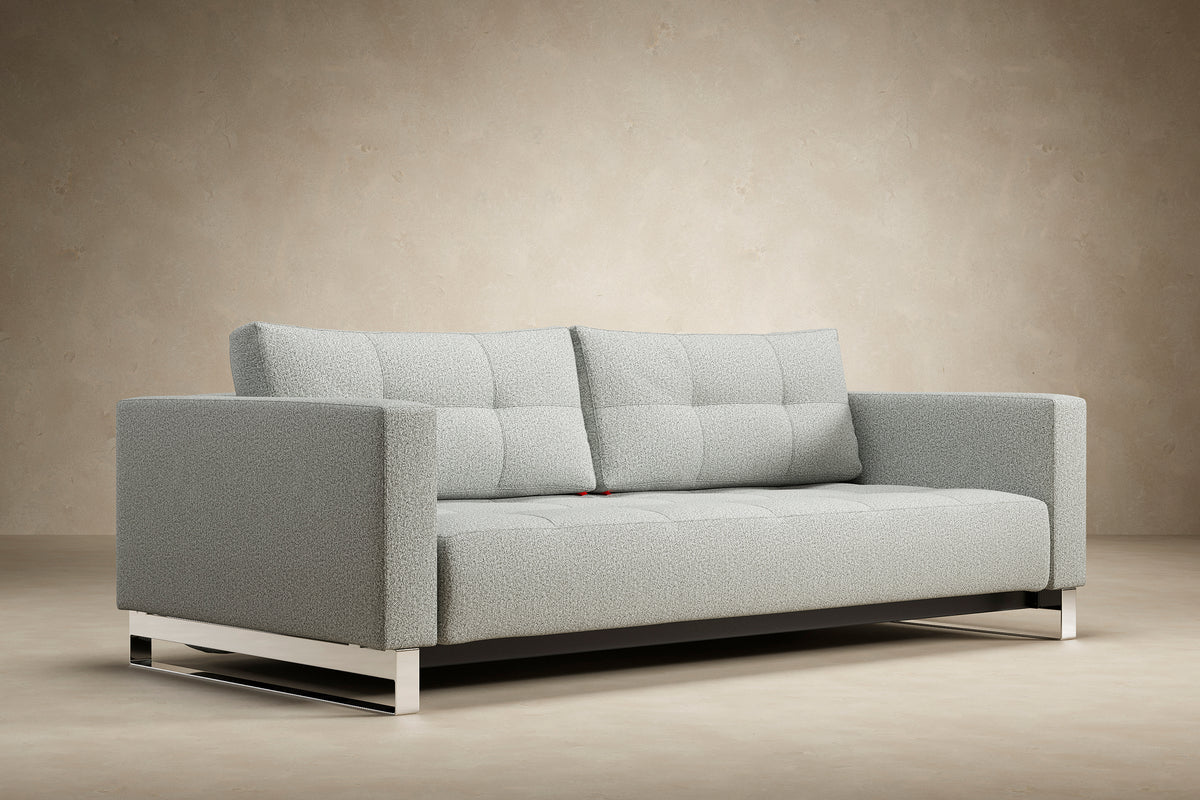 Innovation Living Cassius D.E.L. Queen Sofa Bed product photo, Melange Grey – view 2
