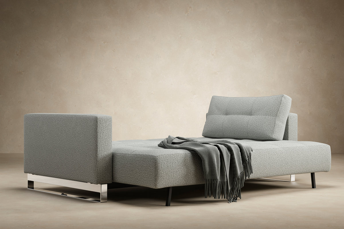 Innovation Living Cassius D.E.L. Queen Sofa Bed product photo, Melange Grey – view 4
