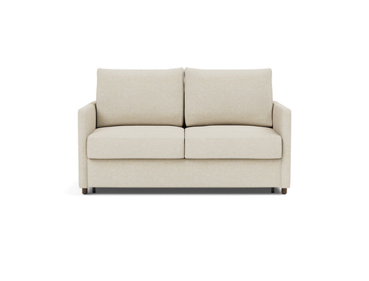 Innovation Living Neah Full Sofa Bed with Slim Arms in Halifax Shell (365), front view