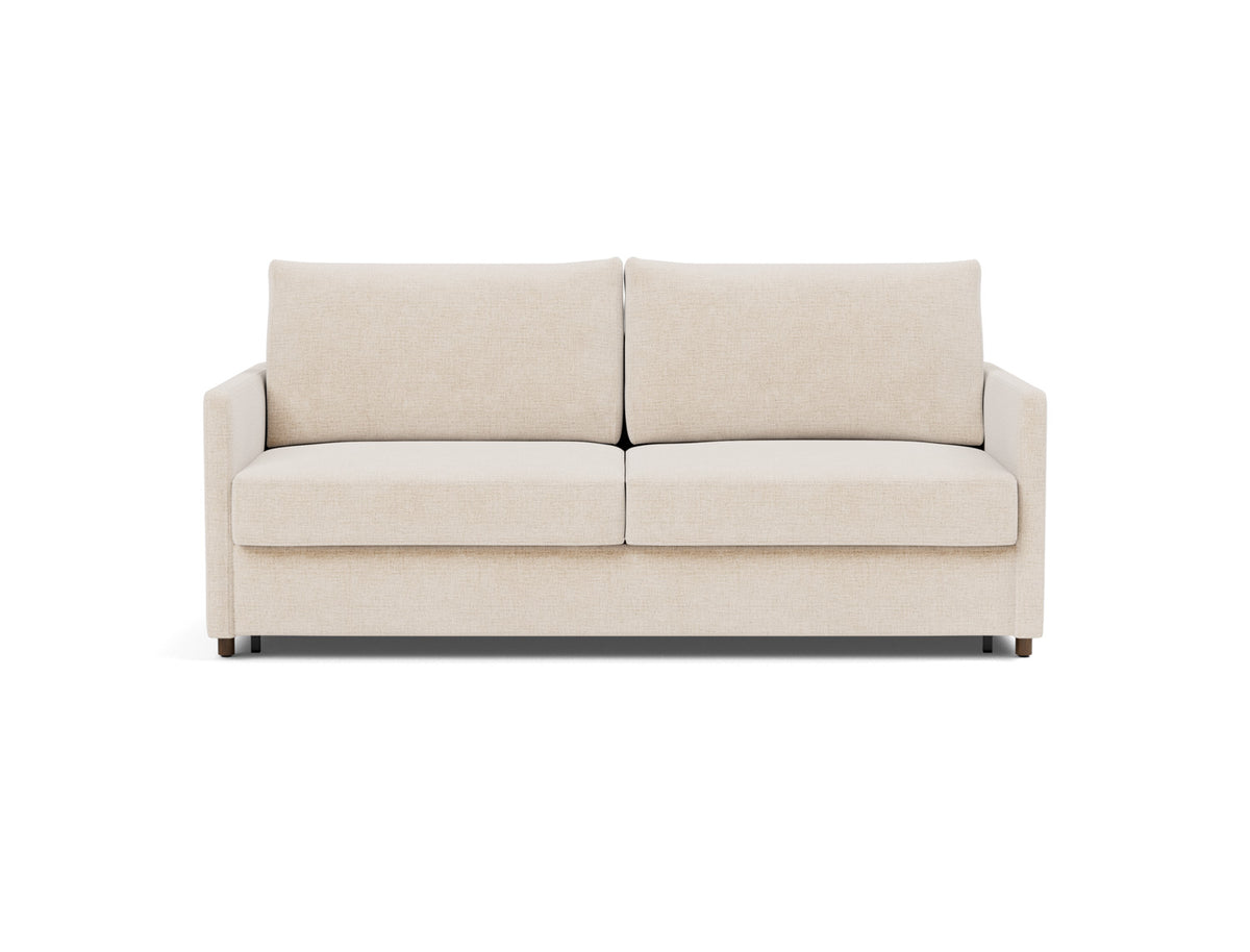 Innovation Living Neah King Sofa Bed with Slim Arms in Adario Basmati (255), front view