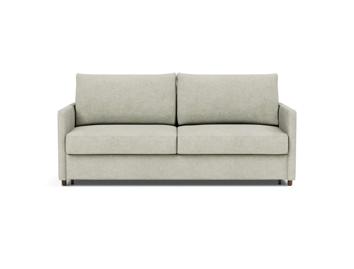 Innovation Living Neah King Sofa Bed with Slim Arms in Avella Sand (280), front view