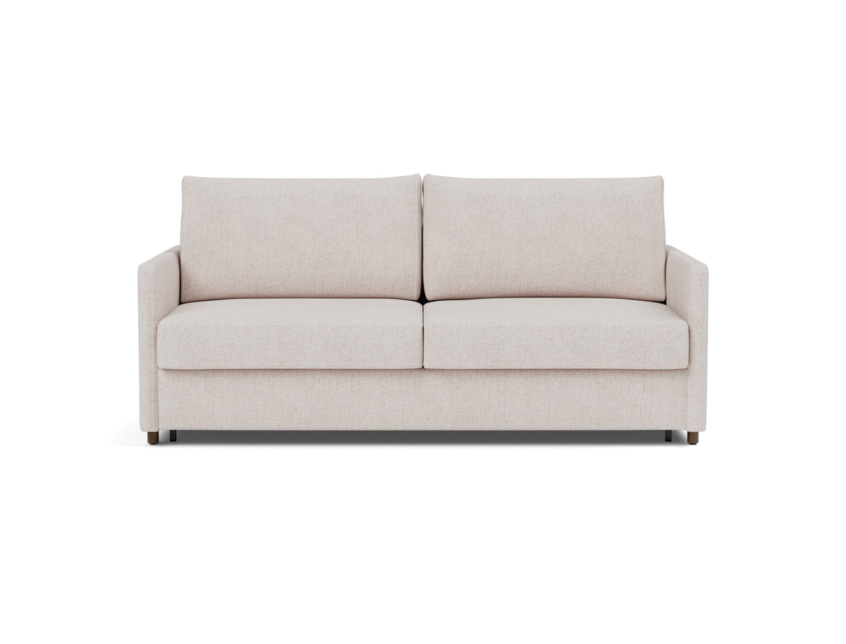 Innovation Living Neah King Sofa Bed with Slim Arms in Weda Sand (300), front view