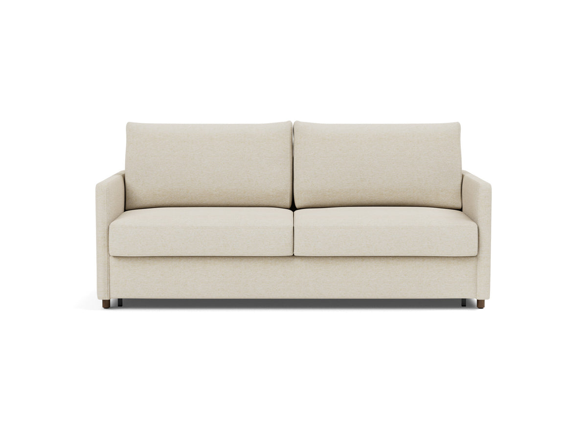 Innovation Living Neah King Sofa Bed with Slim Arms in Halifax Shell (365), front view