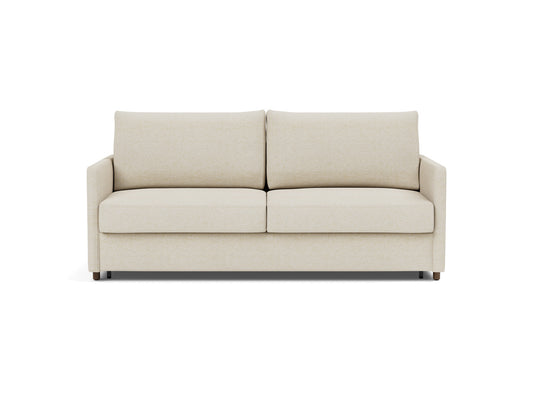 Innovation Living Neah King Sofa Bed with Slim Arms in Halifax Shell (365), front view