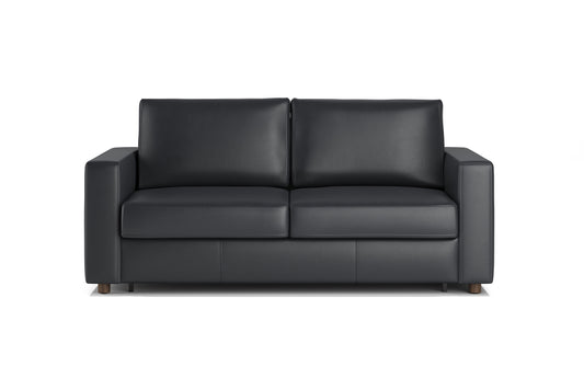 Innovation Living Neah Leather Queen Sofa Bed with Standard Arms in Iowa Leather 710, product photo – view 1