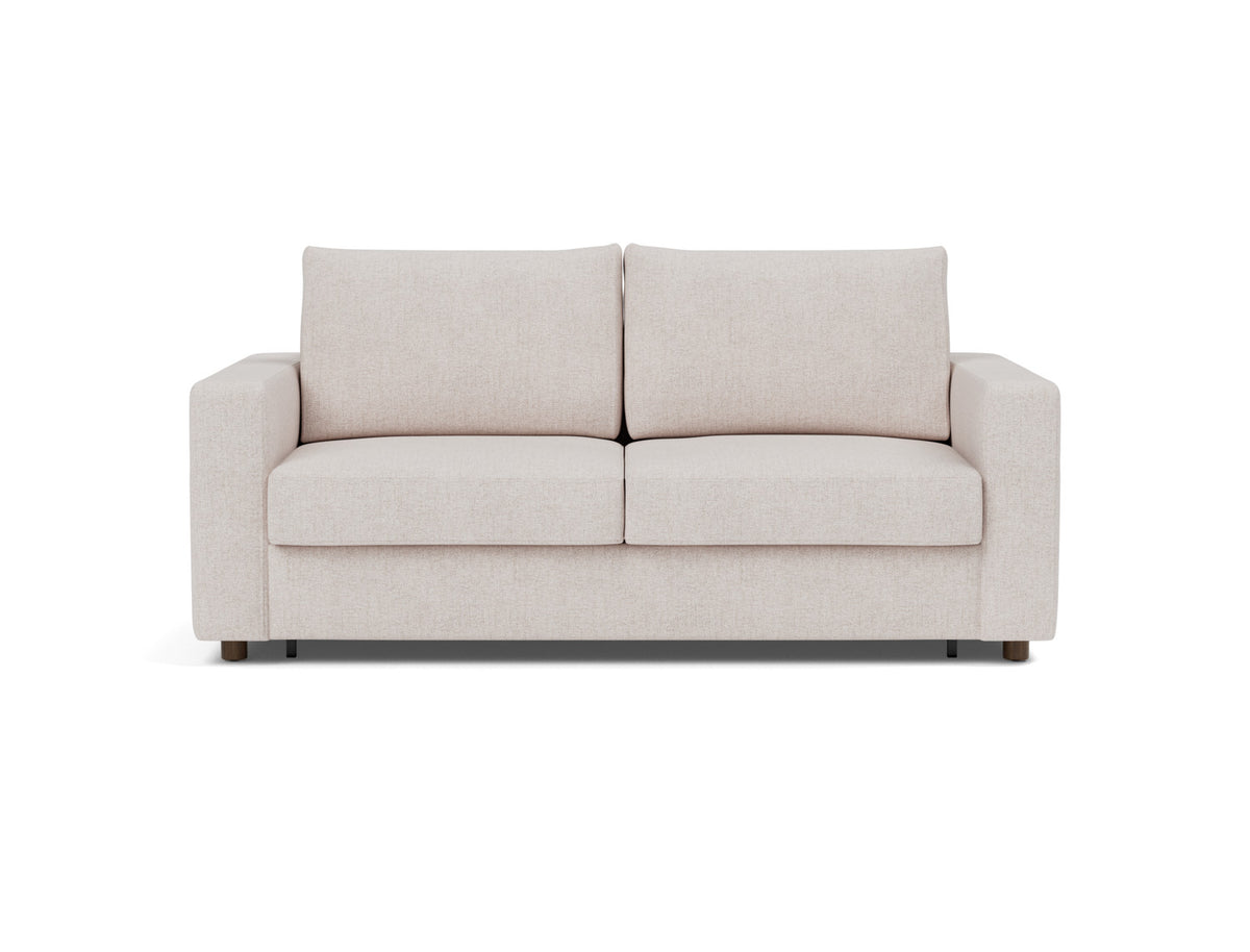 Innovation Living Neah Queen Sofa Bed with Standard Arms in Weda Sand (300), front view