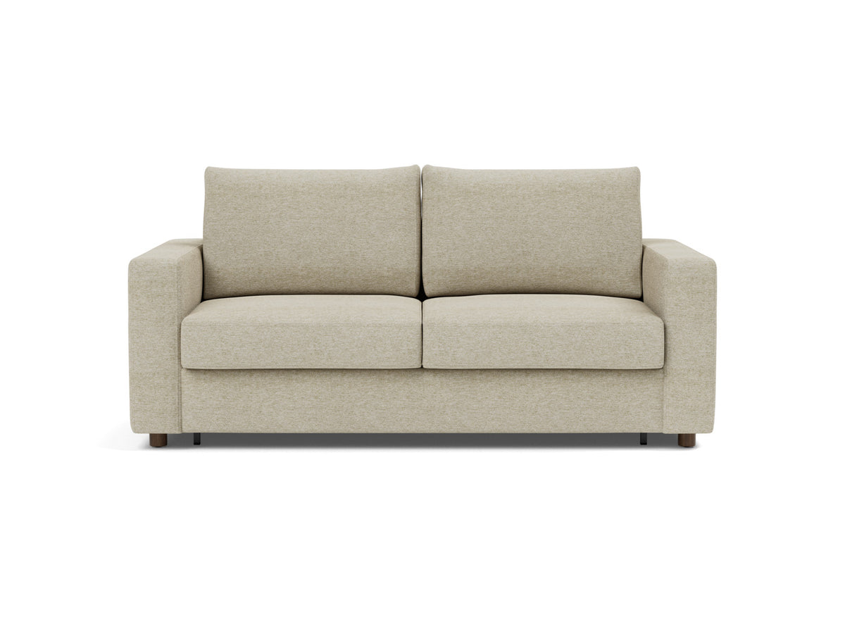 Innovation Living Neah Queen Sofa Bed with Standard Arms in Halifax Antique (366), front view