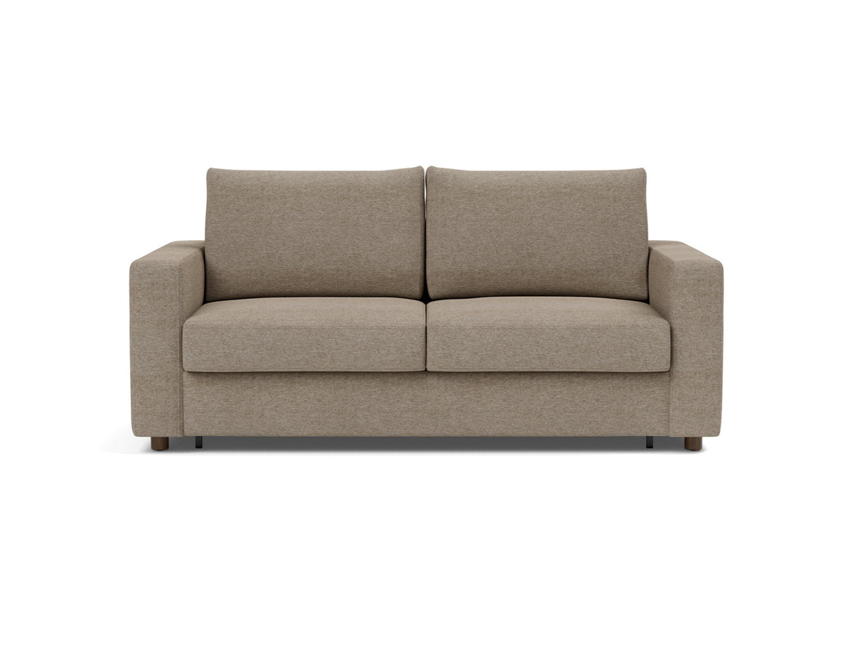 Innovation Living Neah Queen Sofa Bed with Standard Arms in Halifax Wicker (367), front view