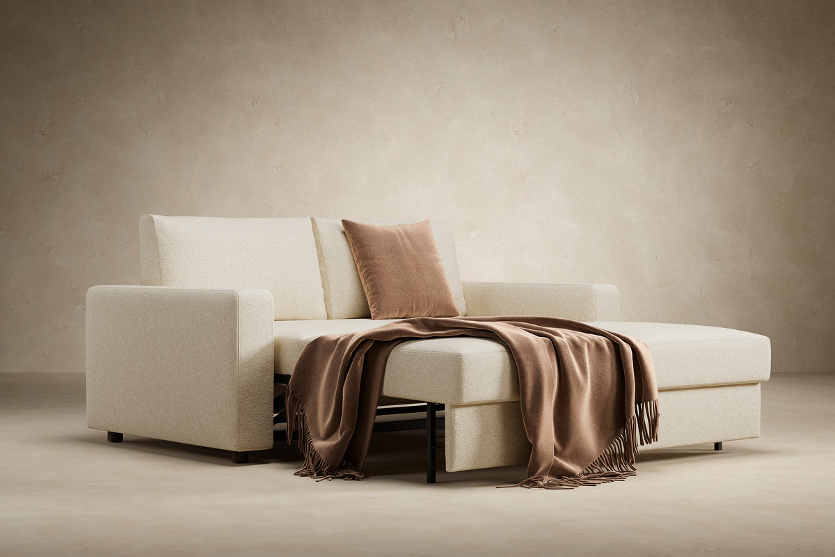 Innovation Living Neah Queen Sofa Bed with Standard Arms product photo, Halifax Shell – view 3