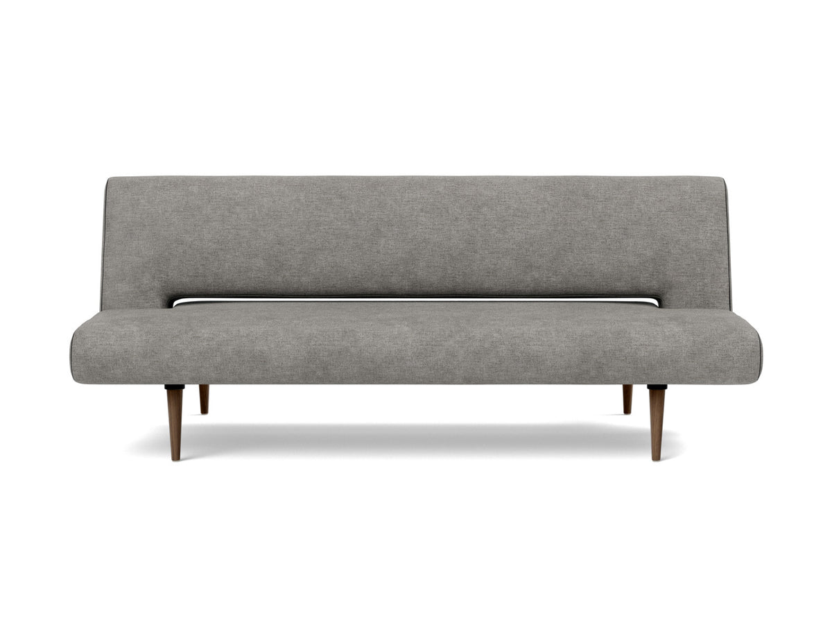 Innovation Living Unfurl Sofa Bed in Avella Warm Grey (282), front view