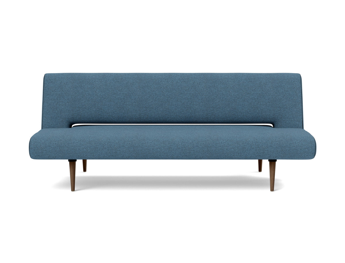 Innovation Living Unfurl Sofa Bed in Weda Blue (302), front view