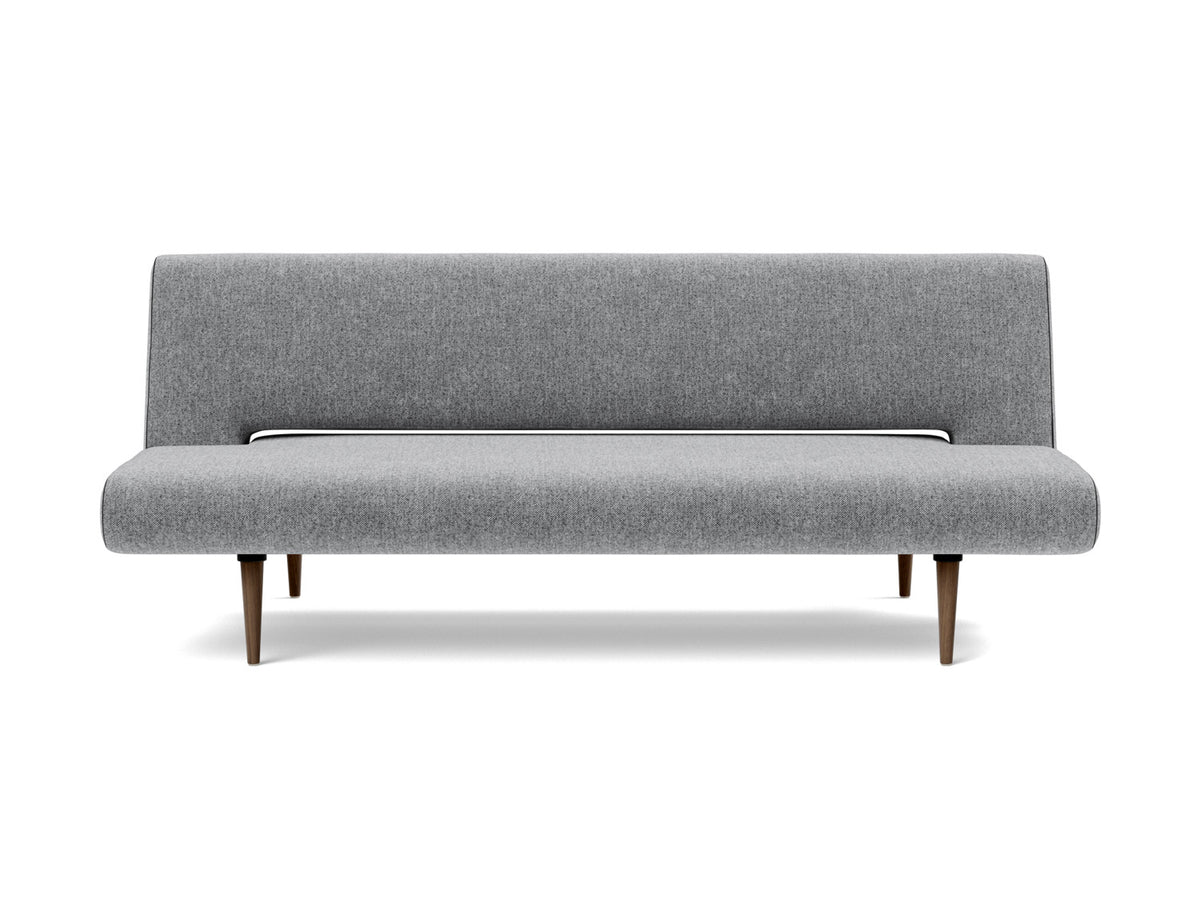 Innovation Living Unfurl Sofa Bed in Taura Slate Grey (351), front view