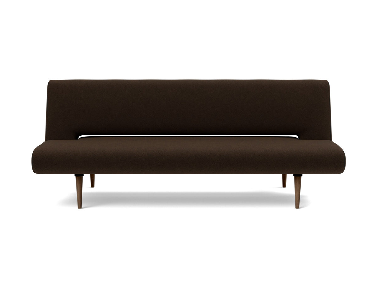 Innovation Living Unfurl Sofa Bed in Taura Chocco (358), front view