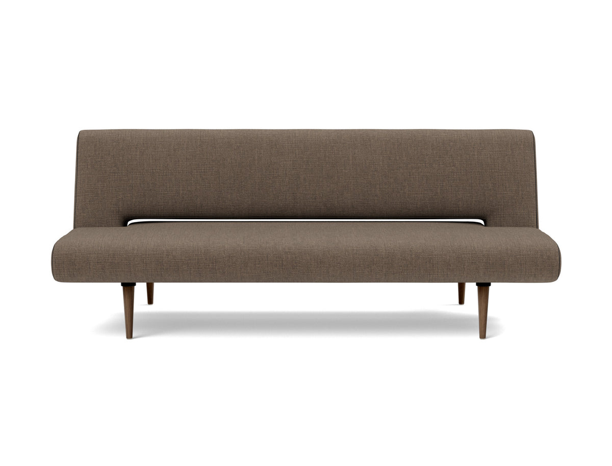 Innovation Living Unfurl Sofa Bed in Esina Cedar Brown (411), front view