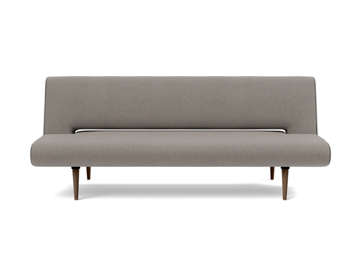 Innovation Living Unfurl Sofa Bed in Mixed Dance Grey (521), front view