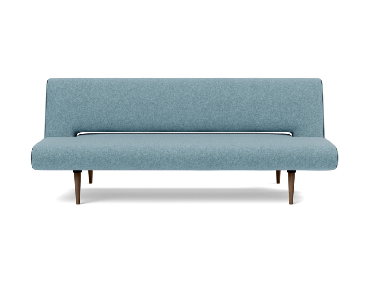 Innovation Living Unfurl Sofa Bed in Mixed Dance Light Blue (525), front view