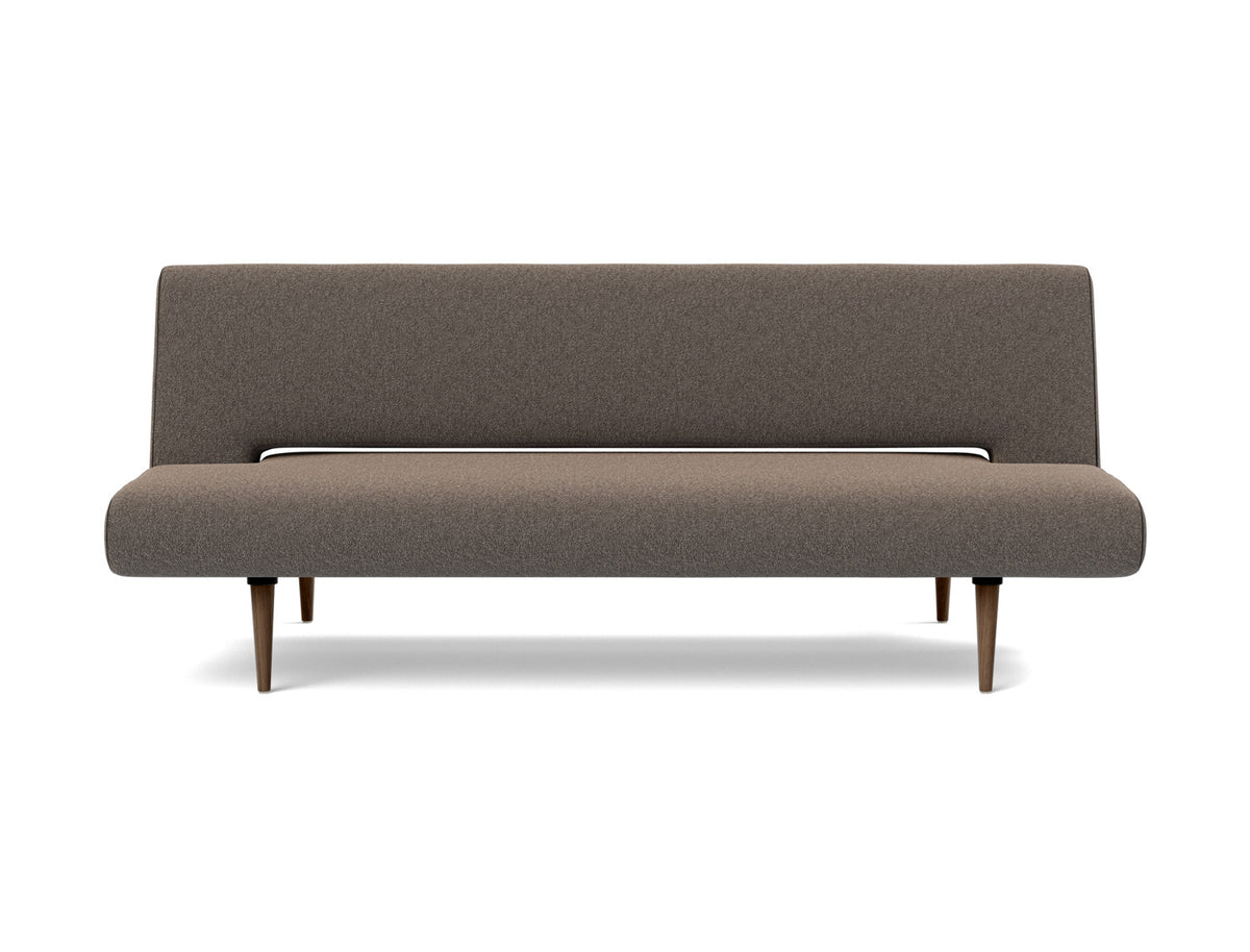 Innovation Living Unfurl Sofa Bed in Bouclé Taupe (530), front view