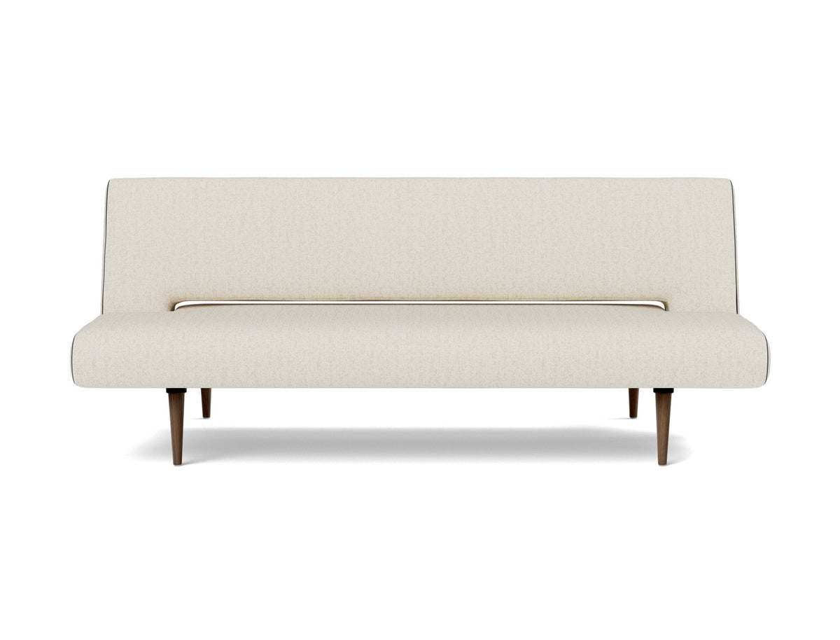 Innovation Living Unfurl Sofa Bed in Bouclé Off White (531), front view
