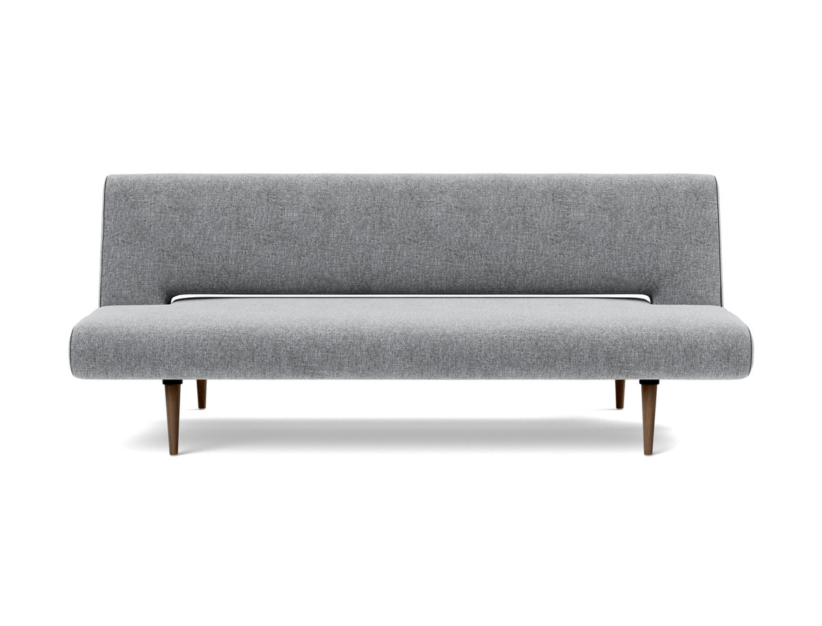 Innovation Living Unfurl Sofa Bed in Twist Granite (565), front view