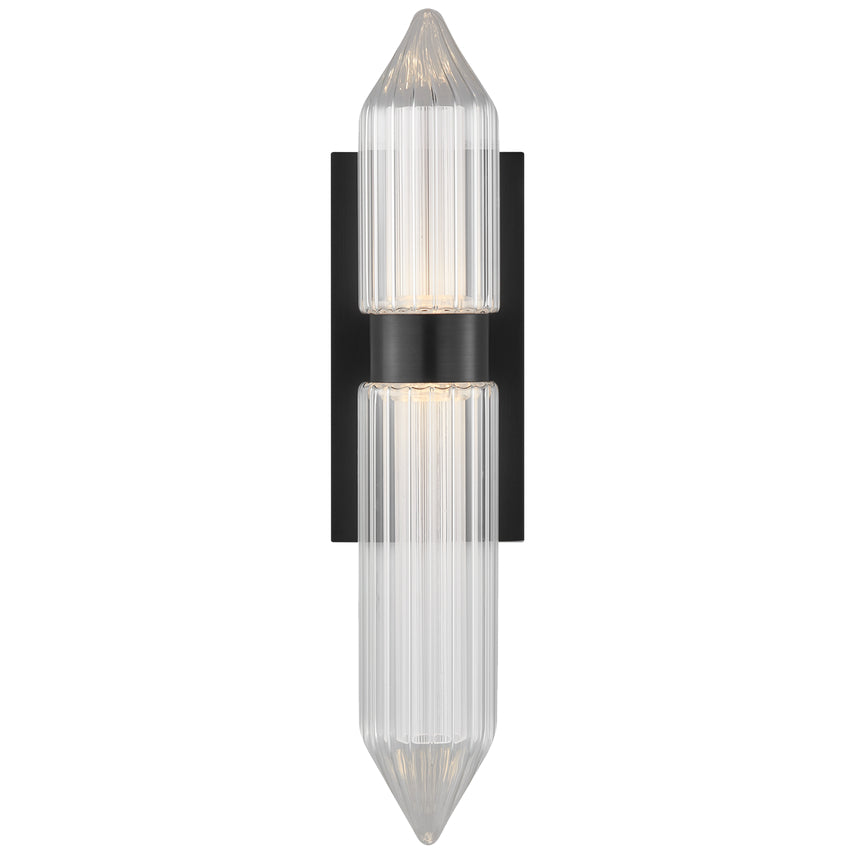 Langston 18-inch LED Crystal Wall Sconce by Visual & Comfort & Co