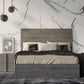 Nova Domus Lucia Full Size Italian Modern Matte Grey/Elm Grey Bed