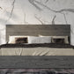 Full Nova Domus Lucia Italian Modern Matte Grey/Elm Grey Bedroom Set