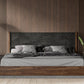 Nova Domus Rado Modern Walnut and Volcanic Slate Bedroom set