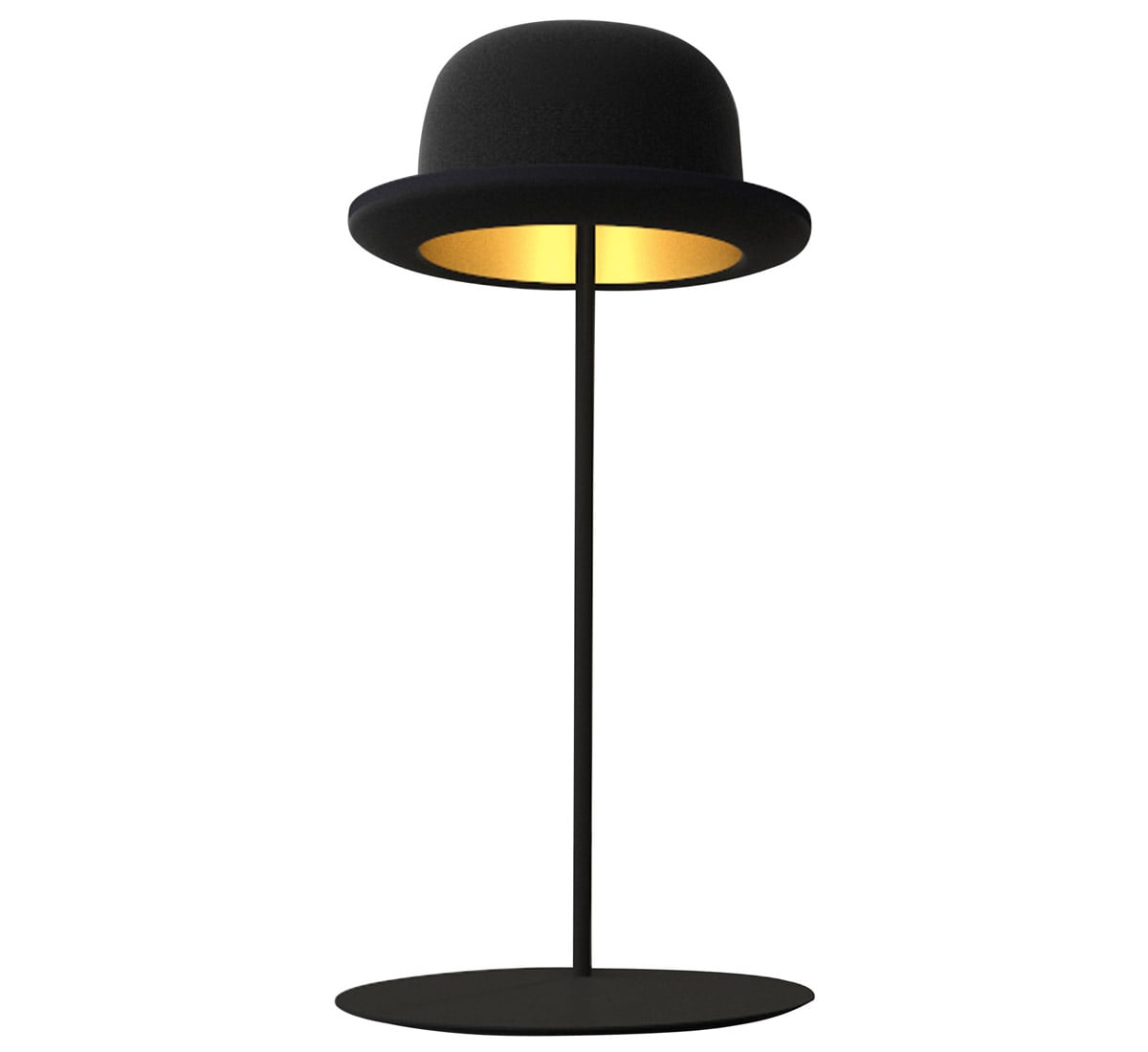 Innermost Jeeves table lamp by Jake Phipps – Black and Gold finish