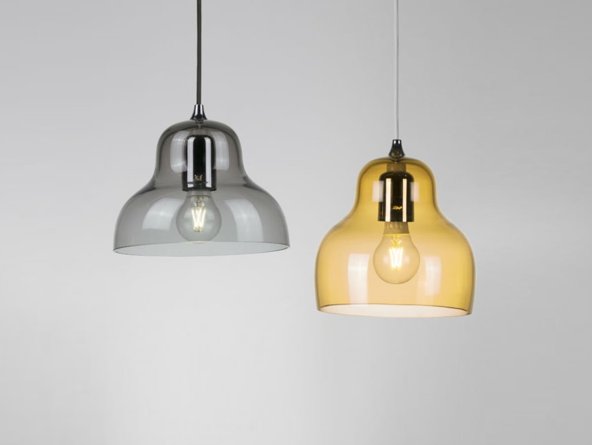 Innermost Jelly glass pendant light by Stone Designs – Jelly 22 Yellow finish