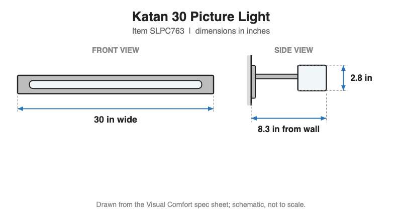 Visual Comfort Katan 30 Picture Light – view 4
